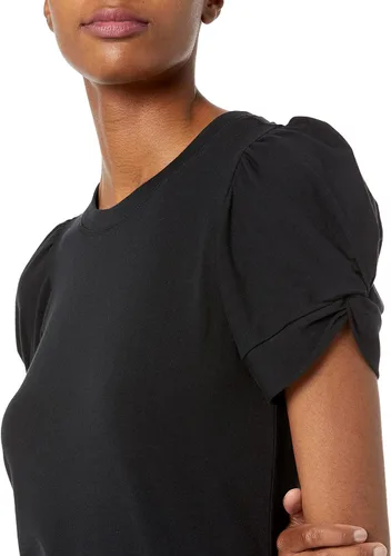 Miniatura 3 de Tienda Essentials Camiseta de manga torcida con cuello redondo para mujer