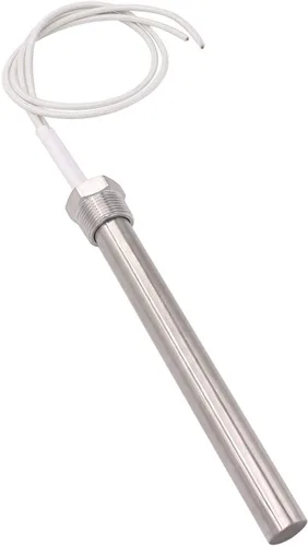 Miniatura 2 de DERNORD Calentador de cartucho de inmersión 120 V 500 W Hot Rod Elemento de calefacción de repuesto rosca de 1/2 pulgada (120 V 500 W)