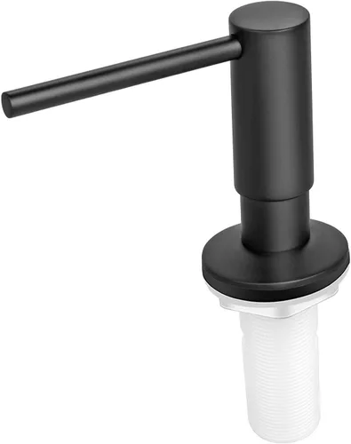 Miniatura 4 de SAMODRA Dispensador de jabón para fregadero, cabezal de bomba de metal, loción líquida para encimera, cocina, baño, dispensador de jabón con botella