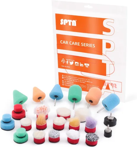 Miniatura 11 de SPTA - Herramienta giratoria inalámbrica, potente kit de pulido de detalles, 36 unidades de batería de iones de litio de 12 V, 5,000-25,000 rpm