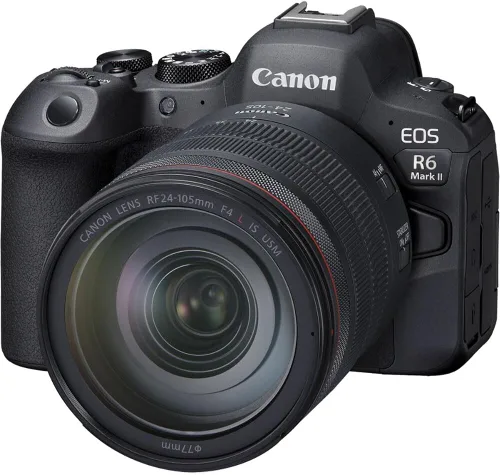 Miniatura 2 de Kit de cámara sin espejo Canon EOS R6 Mark II con lente RF de 24-105 mm f/4 24.2MP de fotograma completo, 4K 60fps, Dual Pixel CMOS AF II