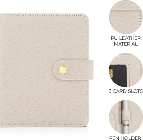 Miniatura 4 de Hermoso soporte para pasaporte para viajes, bonita funda con soporte para bolígrafo para mantener tus documentos de viaje organizados y seguros