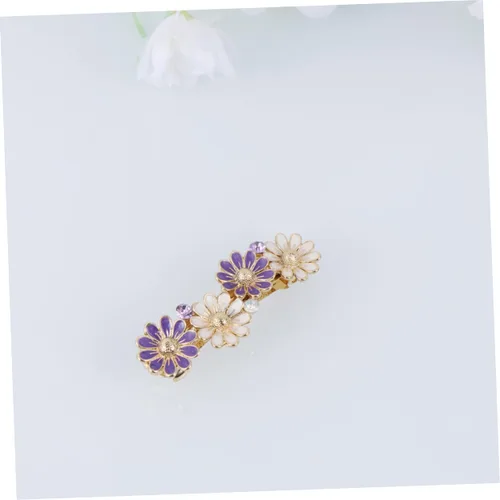 Miniatura 6 de FOMIYES Pinza de mandíbula para el cabello, pinza para el cabello, horquilla para el cabello, diapositivas para el cabello, con diamantes