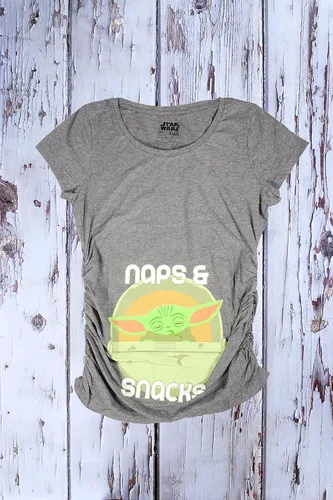 Miniatura 4 de Mandalorian Child Nap Snacks Baby Yoda - Camiseta de maternidad para mujer