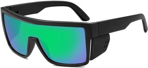 Miniatura 16 de Gafas de sol polarizadas de seguridad UV400 con certificación ANSI Z87.1 Espejo azul claro