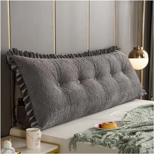 Miniatura 11 de Almohada de lectura triangular/almohada larga para cabecero, almohada de cama de lectura, respaldo triangular, cojín de apoyo de posicionamiento