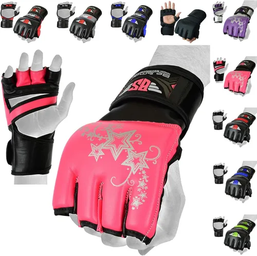 Miniatura 12 de BeSmart Guantes de Kickboxing UFC - Guantes de MMA para Sparring y Entrenamiento para Artes Marciales Mixtas, Adultos Hombres y Mujeres