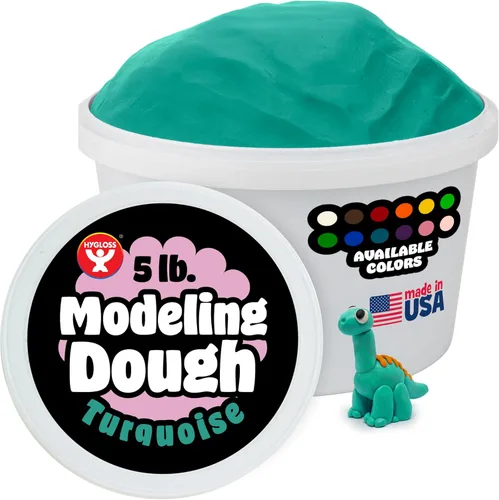 Miniatura 30 de Hygloss Play - Masa de modelado para niños, masa sensorial segura y no tóxica para artes y manualidades, bañera de 3 libras, arcilla de juego