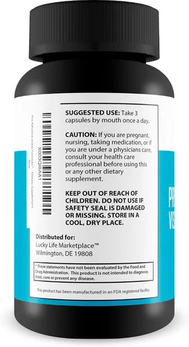Miniatura 3 de Pro Advanced Vision Formula - Suplemento de apoyo para la salud ocular - Ayuda a la visión saludable y agudeza visual - Ayuda a reducir la fatiga