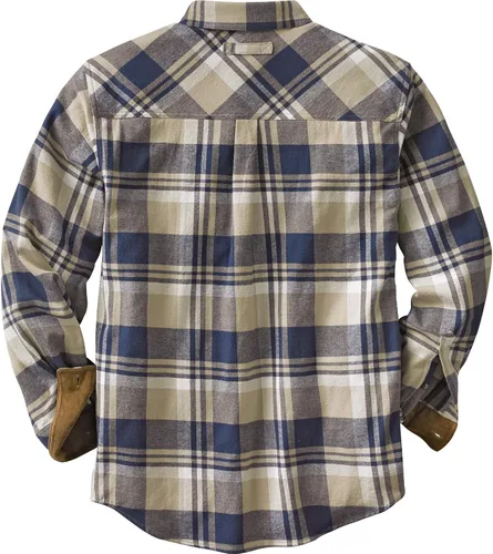 Miniatura 2 de Legendary Whitetails Men's Buck Camp Flannel, Long Sleeve Plaid Button Down Casual Shirt, Corduroy Cuffs