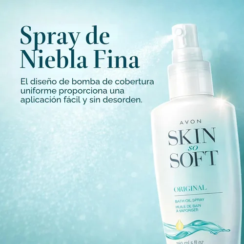 Miniatura 4 de AVON Skin So Soft - Spray de aceite de baño original con bomba, 5 onzas líquidas