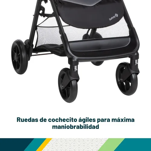 Miniatura 3 de Sistema de viaje tranquilo con asiento de coche para bebé de 35 libras de Safety 1st, rosado, (Monument 2)