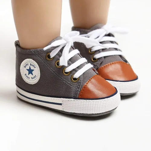 Miniatura 3 de Meckior - Tenis tipo botín para niños y niñas pequeños de 1 a 3 años con suela suave antideslizante de cuero sintético. Mocasines para bebés recién