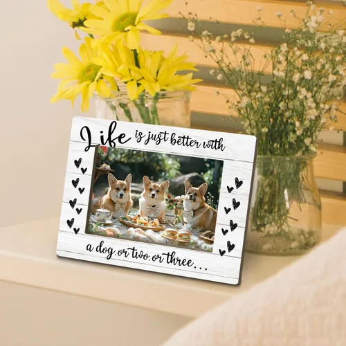 Miniatura 4 de Regalos para Amantes de Perros Marco de Fotos, Regalos para Amantes de Perros, Regalos Temáticos de Perros, Regalos de Perros para Mujeres, Marco