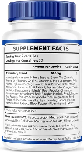 Miniatura 7 de Block Sugar Pro - Cápsulas oficiales BlockSugar Pro, píldoras de apoyo de suplemento SugarPro de bloque natural, fórmula avanzada, reseñas