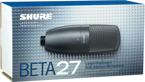 Miniatura 11 de Shure Micrófono condensador de diafragma grande Beta 27