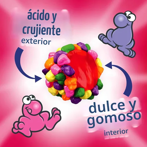 Miniatura 4 de NERDS Gummy Clusters Candy, arcoíris, crujiente y gomoso, 3 onzas (paquete de 12)