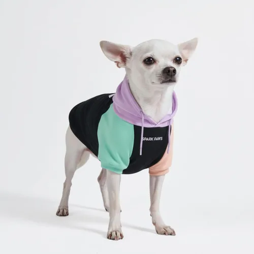 Miniatura 108 de Spark Paws Sudadera con capucha para perro, suéter de primera calidad para perros pequeños, medianos y grandes Trajes cálidos para bulldogs