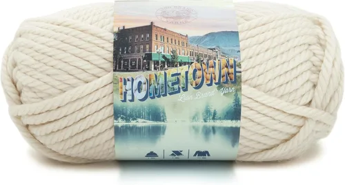 Miniatura 84 de Lion Brand Yarn Hometown - Ovillo de lana súper voluminoso para tejer, ganchillo y manualidades, 1 unidad, Phoenix Azalea