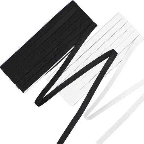 Miniatura 9 de Shappy Banda elástica para coser de punto de 1/2 pulgada x 11 yardas (beige)