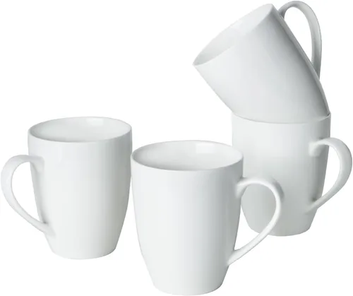 Miniatura 11 de BTaT - Tazas de café de porcelana de hueso fino, juego de 4, 16 oz, tazas de café, regalos de Navidad