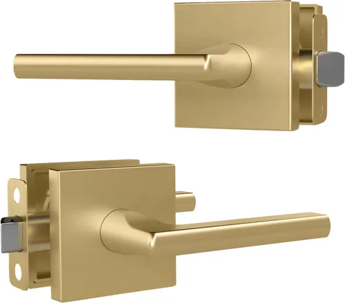 Miniatura 11 de Mega Handles - Cerrajo de entrada Prime I Cerradura de cerrojo de entrada - Cerrajo de bloqueo cuadrado de alta resistencia para puertas zurdas
