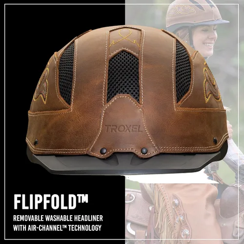 Miniatura 3 de Troxel Cheyenne Rugged Horse Riding Helmet, Low-Profile, Self-Adjustable Design, Safety Horseback Riding Gear