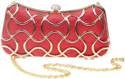 Miniatura 6 de Fawziya Bolso de mano de cristal para mujer con asa