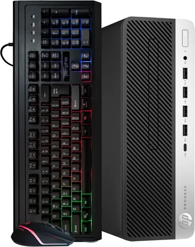 Miniatura 9 de HP ProDesk 600 G4 Ordenador de Escritorio PC Hexa Core Intel i5 (3.0GHz) 16GB DDR4 RAM 500 GB SSD de Estado Sólido Windows 11 Teclado