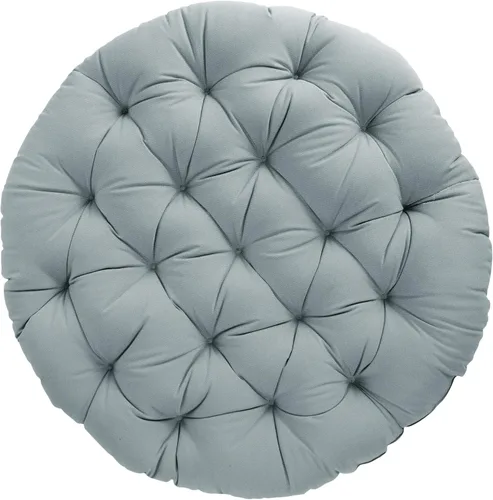 Miniatura 19 de Sorra Home - Cojín con mechones Papasan - Cojín redondo cómodo para silla Bucket & Moon - Cojín de piso con espuma suave para muebles