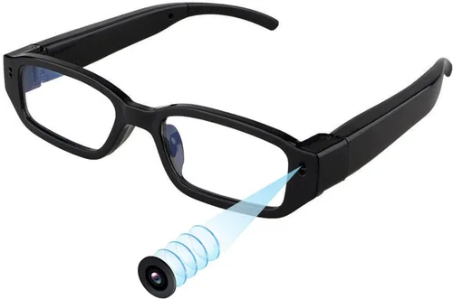 Gafas inteligentes HD 1080P con cámara para hombres, gafas de grabación de video manos libres, gafas de cámara de visión en primera persona para