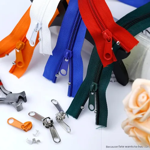 Miniatura 2 de Cinta de cremallera de nailon #5 para costura: YZSFIRM 10 yardas blancas por The Yard Cremalleras de bobina de nailon para manualidades de costura