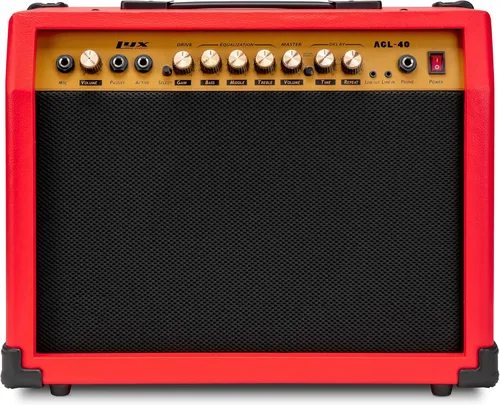 Miniatura 21 de LyxPro Amplificador de guitarra eléctrica de 20 W, altavoz incorporado, conector para auriculares y entrada auxiliar que incluye ganancia, graves