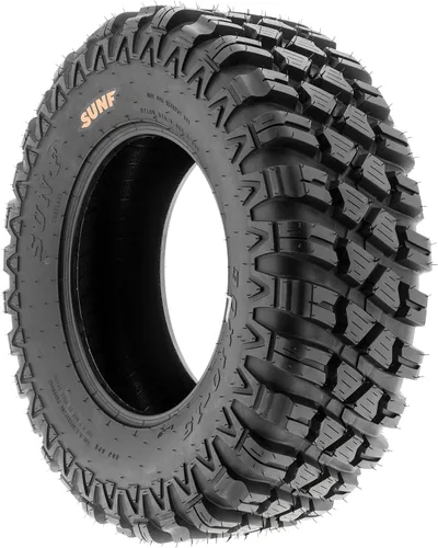 Miniatura 7 de Juego de 4 neumáticos SunF A047 XC MX Hardpack para UTV SxS, todo terreno, doble deportivo, 28x10-14, 6 PR, sin cámara, todo terreno todo terreno
