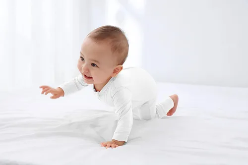 Miniatura 6 de GUISBY Mameluco de bambú para bebé, pijamas sin pies con cremallera de 2 vías