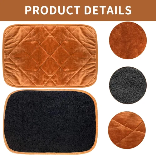 Miniatura 4 de NAMOTEK Cama para gatos autocalentable para interiores y exteriores, súper suave, autocalentable, almohadilla térmica lavable para gatos y perros