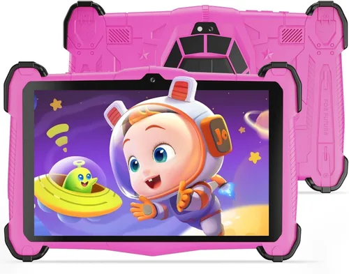Miniatura 7 de Tableta infantil de 7 pulgadas, tableta para niños de 3 a 10 años, tableta de aprendizaje educativo Android 14, 10 GB de RAM+64 GB de ROM, controles