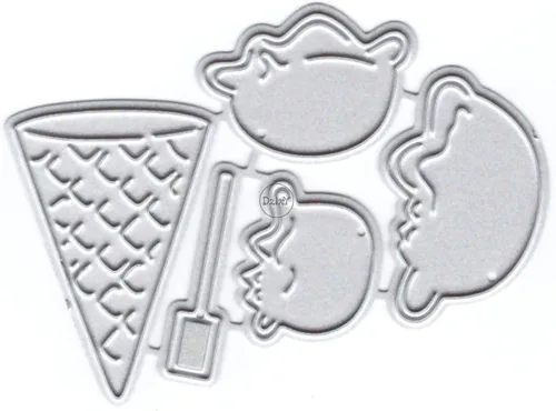 Miniatura 3 de DzIxY Deliciosa taza de helado Troqueles de corte de metal para hacer tarjetas de papel de grabación en relieve Troqueles Sets Álbum Scrapbooking