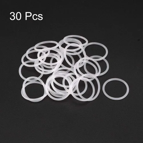 Miniatura 2 de uxcell Juntas tóricas de silicona, 0.748 in OD 0.630 in ID 0.059 in Ancho VMQ Junta de sello para válvulas de compresor reparación de tuberías