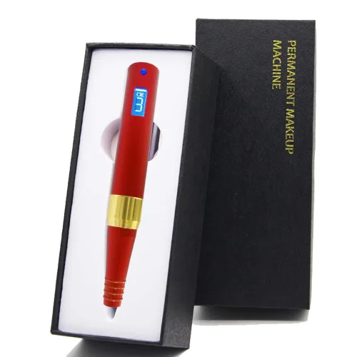 Miniatura 3 de Kit de máquina de tatuaje giratoria de maquillaje permanente con 10 agujas B643