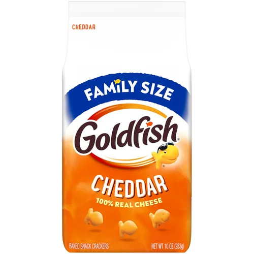 Goldfish Galletas de queso cheddar, bolsa de 10 onzas