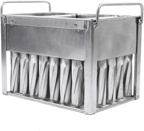 Miniatura 10 de 30 moldes comerciales para paletas de hielo, máquina de paletas de hielo de acero inoxidable, cabeza redonda con molde de golosinas congeladas