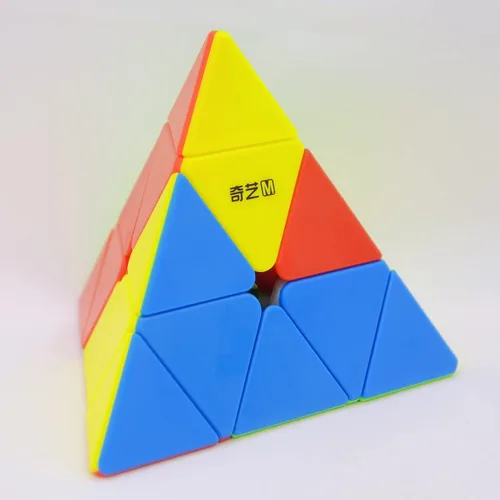 Miniatura 4 de Bukefuno QY Toys MS Series 3x3 pirámide de velocidad magnética, cubo sin pegatinas QY MS M Pyraminx Mofangge Speed Cube versión 2020