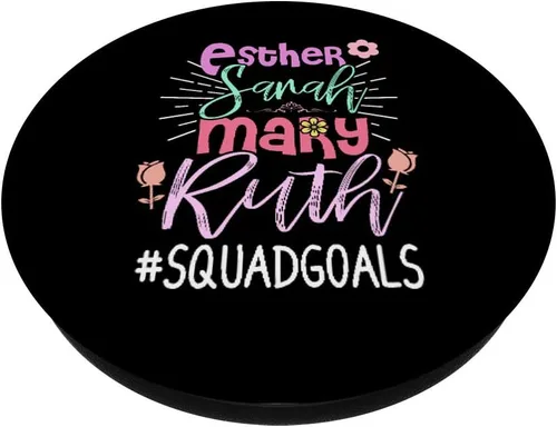 Miniatura 2 de Christian Bible Gift Esther Sarah Mary Ruth # Squadgoal Squad PopSockets Grip and Stand for Phones and Tablets