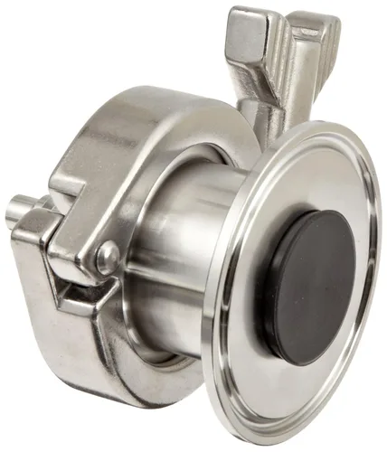 Miniatura 3 de Dixon Válvula de retención sanitaria del soplo del aire del acero inoxidable 316L de B45AB-R100150, 1" desconexión rápida del OD del tubo