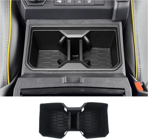 Soporte para tazas compatible con Toyota Tacoma 2024-2025 2026, almacenamiento de portavasos para accesorios Tacoma, material de silicona, soporte
