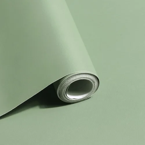 Safiyya 118"x17.7" Papel pintado de color verde claro, autoadhesivo, despegar y pegar, papel de contacto, temporal, decorativo, rollos de papel de