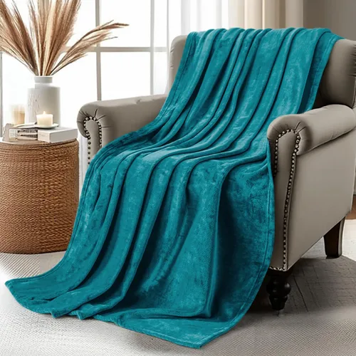 Miniatura 55 de Utopia Bedding Manta de forro polar negro, tamaño individual, ligera, mullida, suave, antiestática de microfibra (60 x 80 pulgadas)