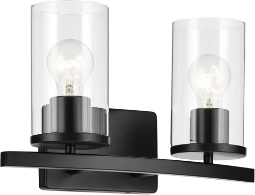 Miniatura 29 de Kichler Crosby 45495NI - Aplique de pared de 9.25 pulgadas en níquel cepillado, 1 luz contemporánea para pasillo o baño con cristal de ópalo