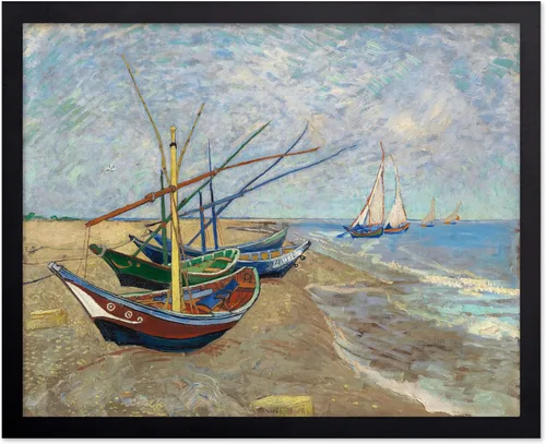 Miniatura 80 de Poster Master Póster clásico de Van Gogh, impresión impresionista vintage, regalo para artista, pintor, autorretrato, sombrero de paja, dibujo